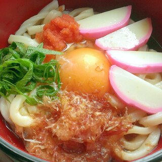 簡単！明太卵うどん♪